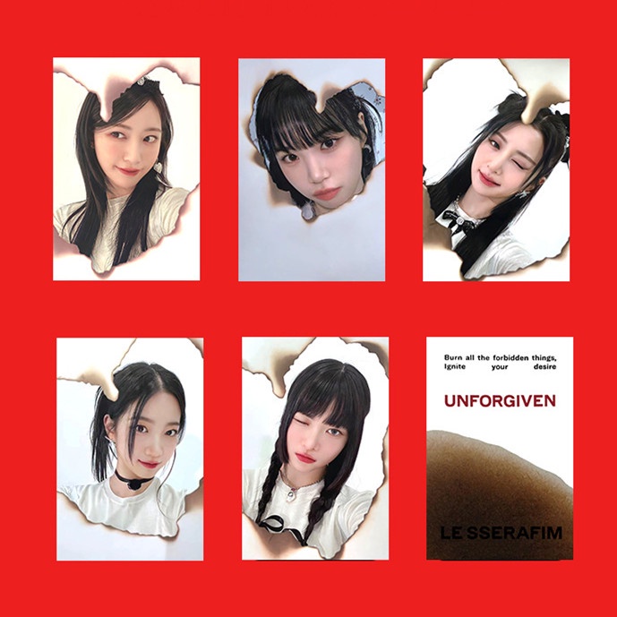 Set 5 Tấm Ảnh Lomo Card Lesserafim WVS