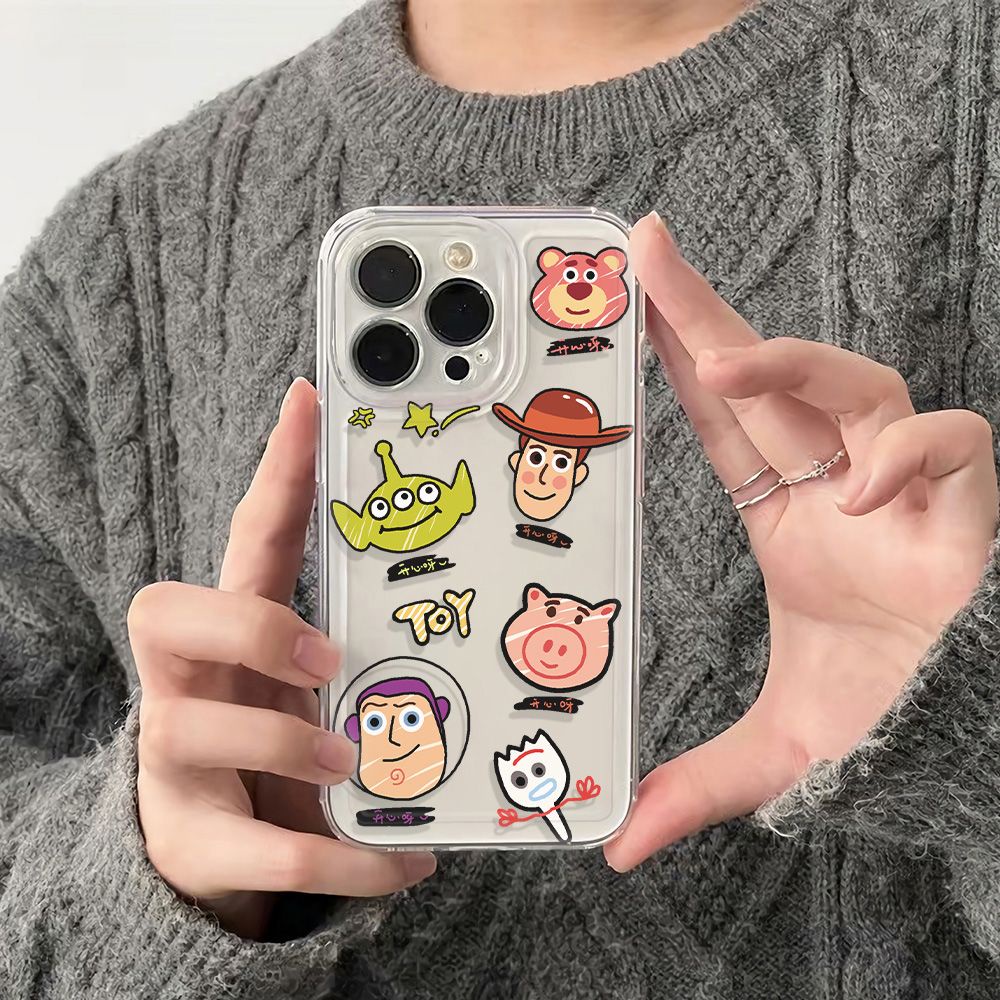 ✅Ốp Điện Thoại Mềm Chống Sốc Họa Tiết Hoạt Hình Cho Iphone 13iPhone12plus 14pro 78 6Inmax 11 CE1M