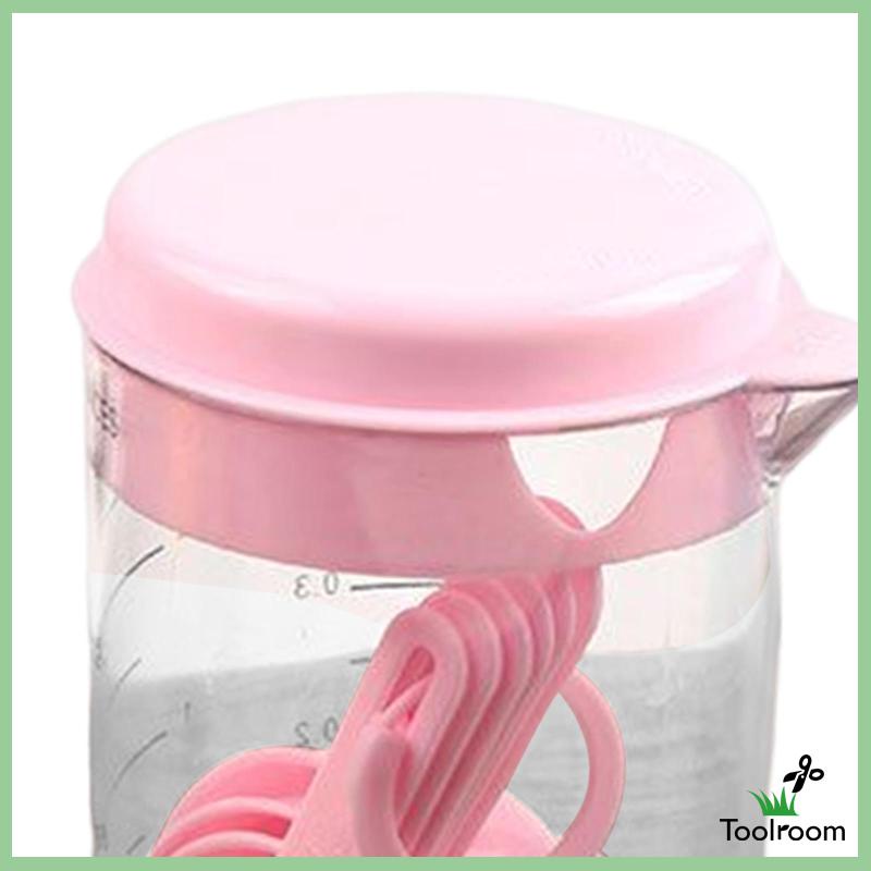 Bộ 7 Cốc Đo Lường Kèm Muỗng Đo Lường Sử Dụng Cho Trà Sữa Bột