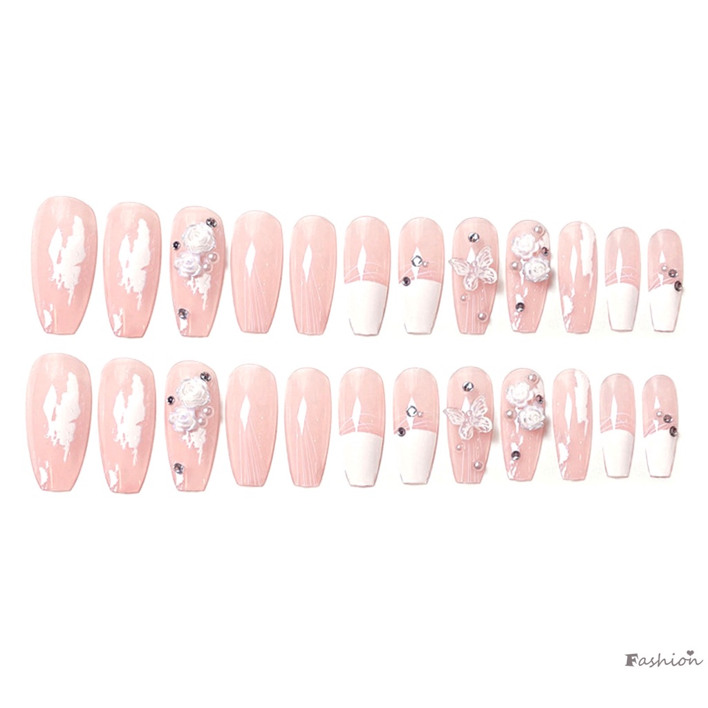 Móng Tay Giả Hình Vuông Dài Chất Liệu ABS Thân Thiện Với Môi Trường