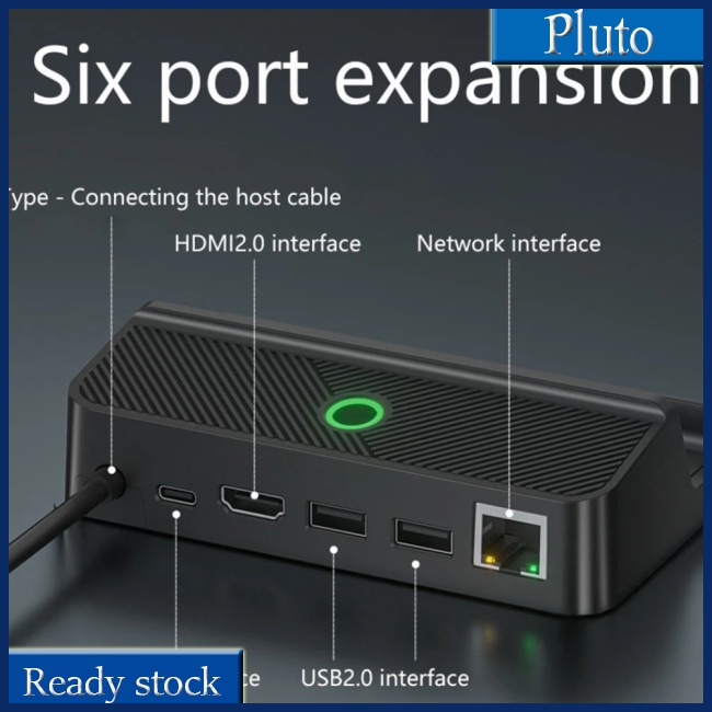 Đế Sạc Usb Type-c 4k Rgb 5 Trong 1 Nhỏ Gọn Cho Sàn Hơi Nước