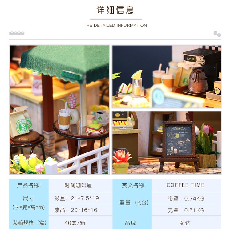 Mô Hình Tòa Nhà villa Hồng Kông diy bsl9 Làm Quà Tặng Sinh Nhật Sáng Tạo