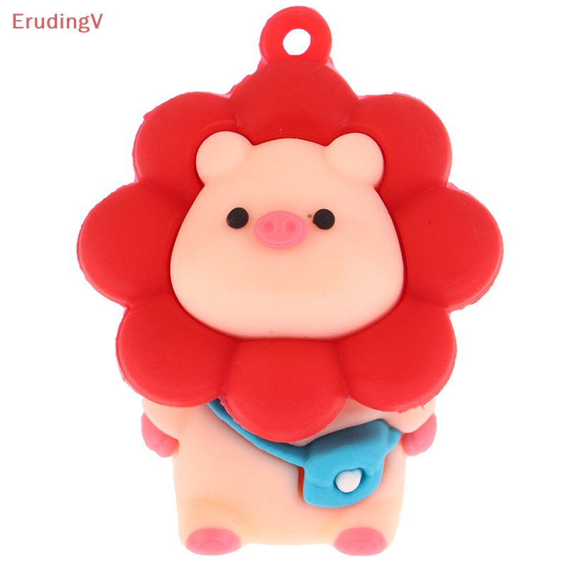 [ErudingV] 1 Móc Khóa / Móc Khóa / Búp Bê DIY Hình Hoa Hướng Dương / Heo Hoạt Hình Để Bàn Trang Trí [Mới