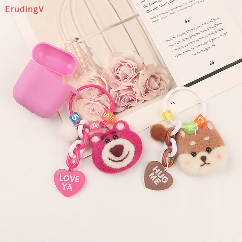 [ErudingV] Móc Khóa / Túi Xách Hình Gấu / Dâu Tây Nhồi Bông Dễ Thương [Mới]