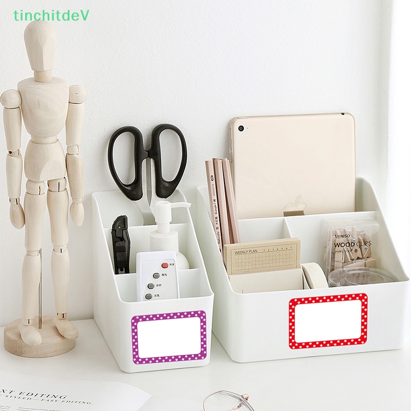 Set 150-300 Nhãn Dán Ghi Tên Hình Chữ Nhật Nhiều Màu Sắc