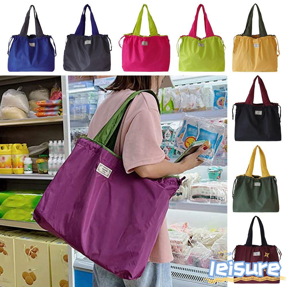 Túi Mua Sắm Dây Rút Chống Thấm Nước Có Thể Tái Sử Dụng