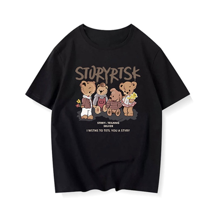 NRVP Áo Thun 100% Cotton Tay Ngắn Phong Cách Hàn Quốc Mới