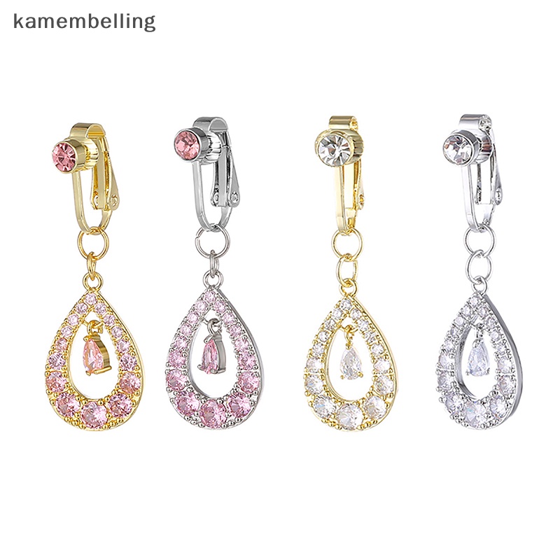 Khuyên Rốn Đính Đá Hình Trái Tim Thời Trang Cho Nữ