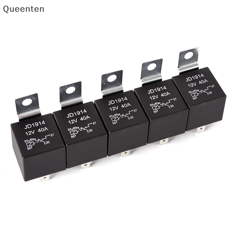 Rơ Le Điện Tự Động Chống Thấm Nước 12V DC 5 Pin 40A JD1914 QT Cho Xe Hơi