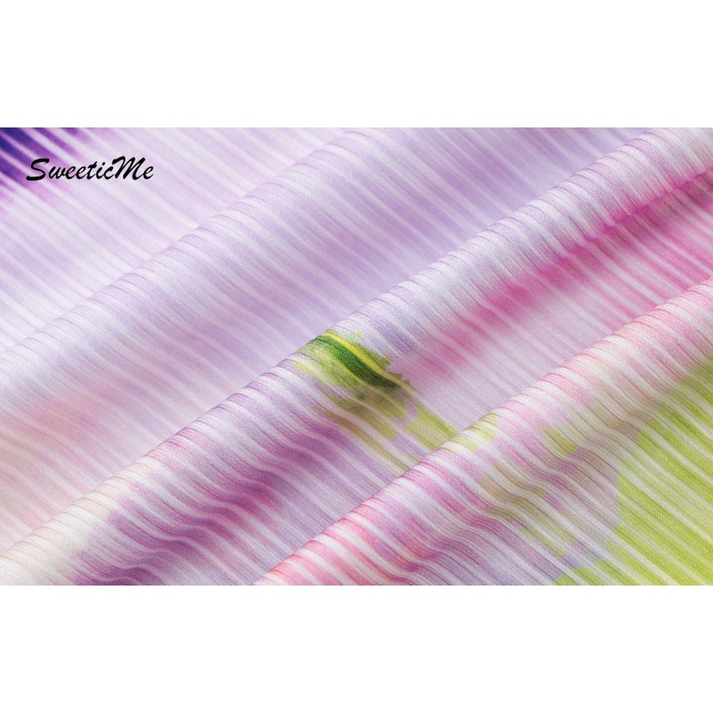 Đầm Hai Dây Hở Lưng Dáng Ôm In Họa Tiết Thời Trang 2023 Quyến Rũ Cho Nữ