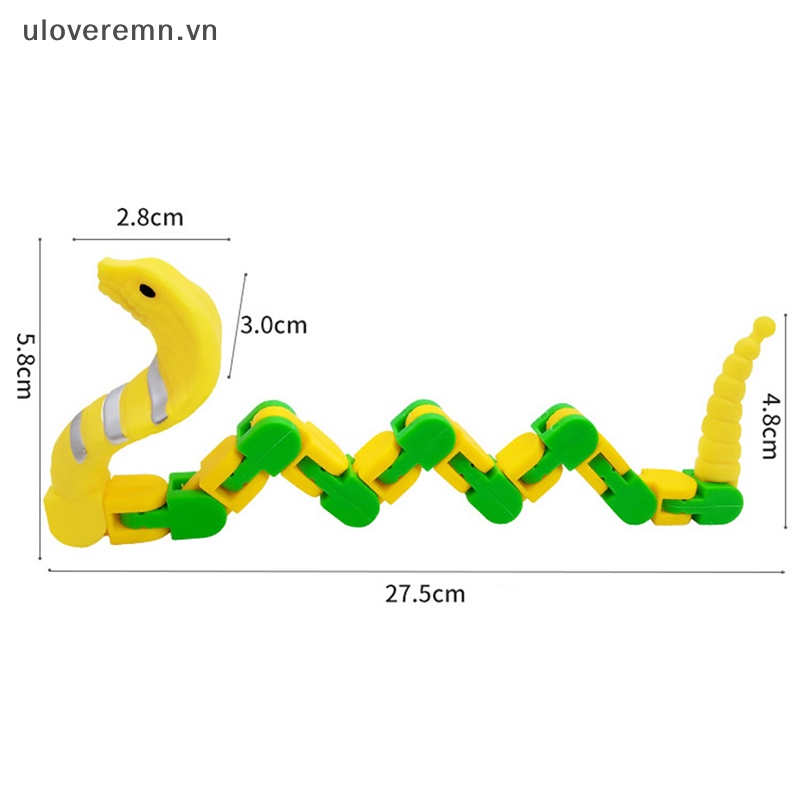 Uloveremn Set 2 Vòng Đeo Tay Dạng Chuỗi Rắn Cảm Biến Giảm Căng Thẳng