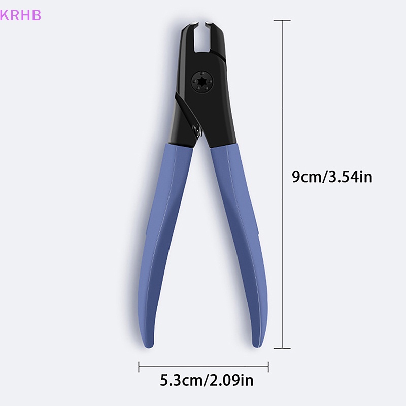 Krhb Kìm Cắt Móng Tay Miệng Rộng Bằng Thép Không Gỉ Chống Văng Bảo Vệ Chính Xác Mới