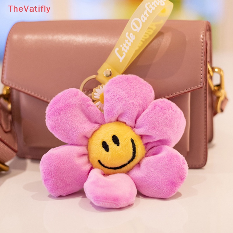 Móc Khóa Hình Hoa Hướng Dương Mặt Cười 15cm Dễ Thương