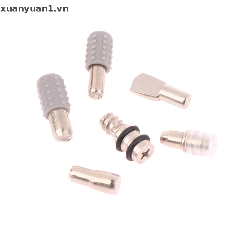 Set 10 Chốt Kim Loại Cố Định Tấm Kính / Kệ Tủ Quần Áo Tiện Dụng