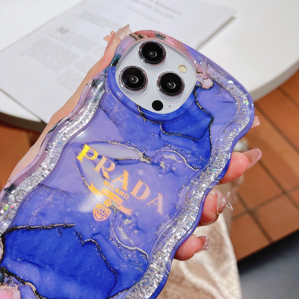 Ốp Điện Thoại TPU Mềm Trong Suốt Phối Kim Tuyến Nước Thời Trang Cho iPhone 12 13 14 Pro Max