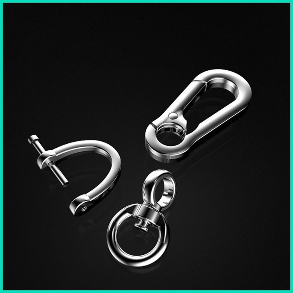 Móc Khóa Hình Móng Ngựa Bằng Thép Không Gỉ Tháo Gỡ Nhanh Chống Thất Lạc
