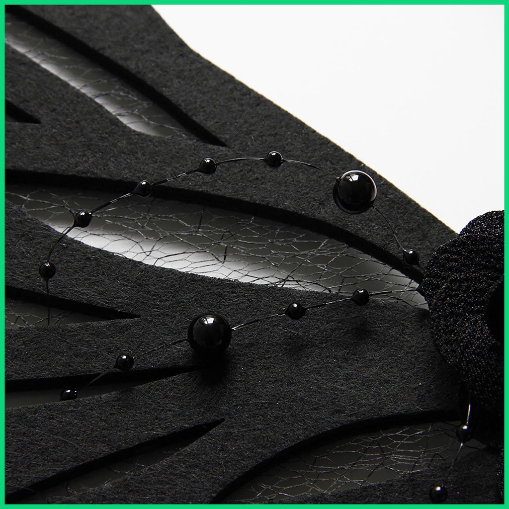 Kẹp Tóc Hình Bướm Màu Đen Phong Cách Gothic Thời Trang Dự Tiệc Cho Nữ