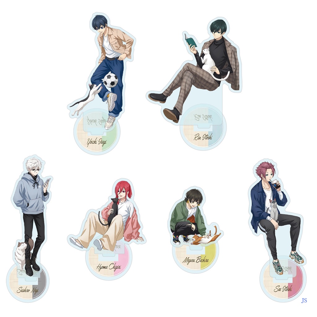 Mô Hình Nhân Vật Isagi Yoichi Mặc Đồ Cosplay Nhân Vật Anime Kèm Giá Đỡ