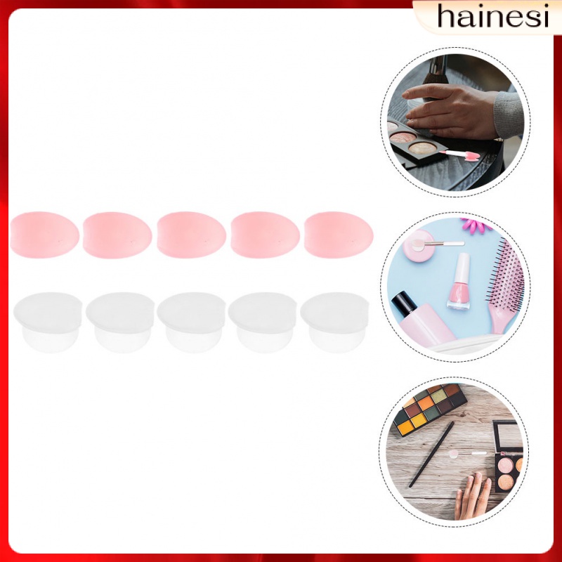 Bộ 10 Cọ Trang Điểm Môi Bằng Silicone An Toàn Tiện Dụng Khi Đi Du Lịch