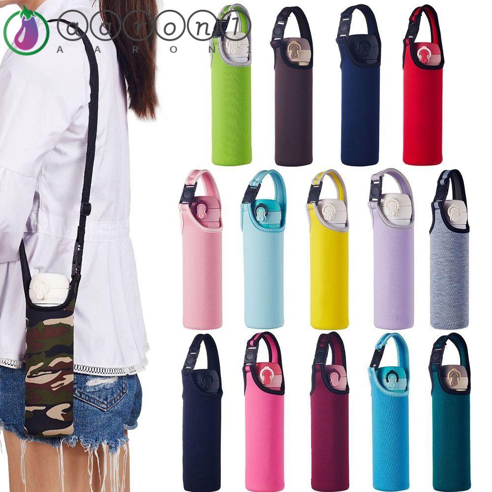 Aaron1 Vỏ Bọc Bình Nước Cách Nhiệt Thiết Kế Tối Giản Có Dây Điều Chỉnh Được Tiện Lợi