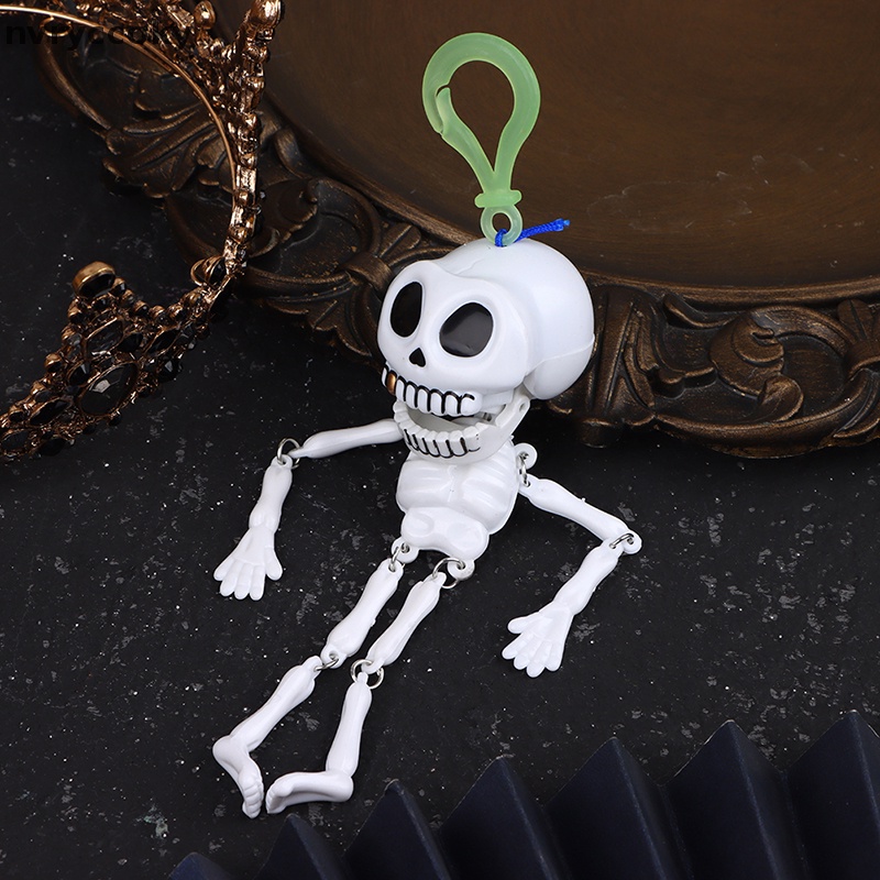 Mô Hình Bộ Xương Kéo Dây Dùng Trang Trí Tiệc Halloween