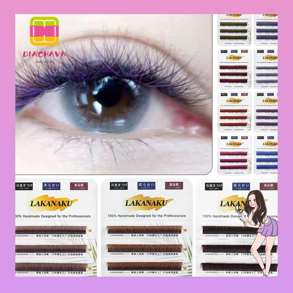Lông Mi Giả Đơn Sắc Lâu Trôi Trang Điểm Tự Nhiên