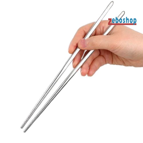 1 Đôi Đũa Chống Trượt Bằng Thép Không Gỉ