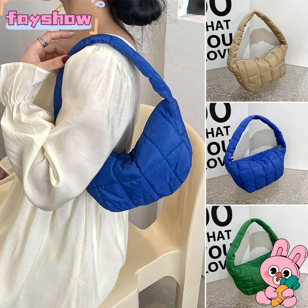 Túi Đeo Vai Chất Liệu Cotton Hoa Văn Kẻ Ô Thời Trang Mùa Đông Ấm Áp
