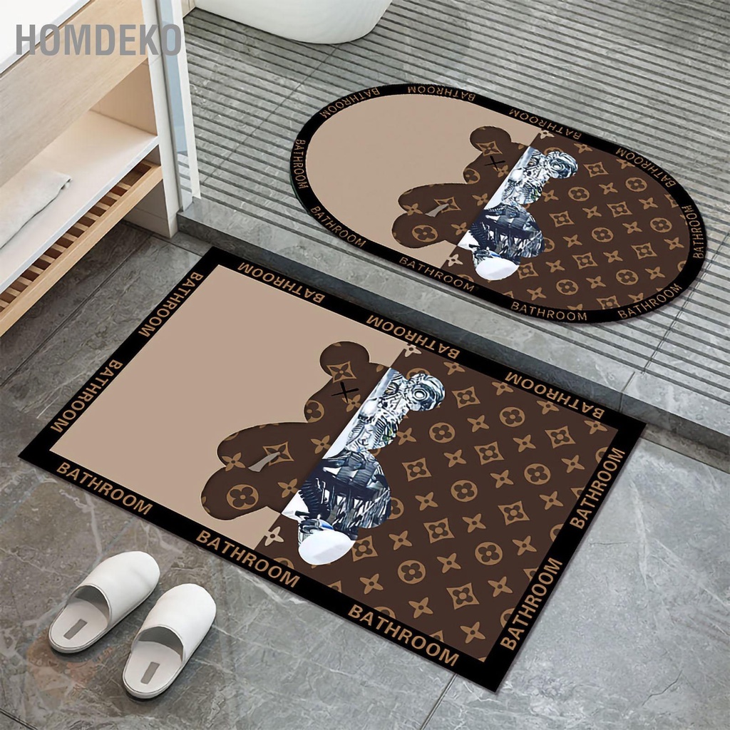 * THẢM LAU CHÂN , THẢM CHÙI CHÂN CHỐNG TRƠN TRƯỢT SIÊU THẤM NHÀ TẮM , NHÀ BẾP 40x60CM, Thảm Chùi Chân Trải Sàn Nhà Thấm Hút Nước Homdeko M.