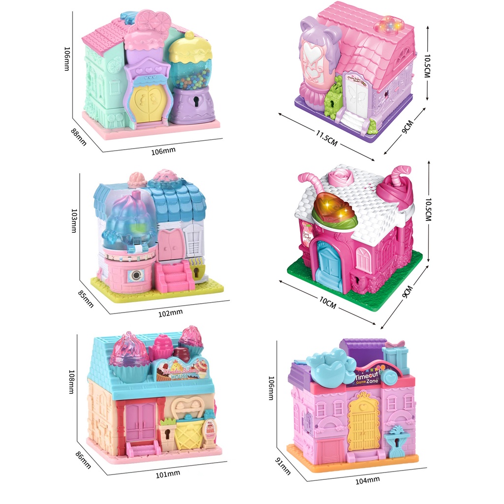 Nhà Búp Bê 3D Có Nhạc Và Đèn Vui Nhộn Cho Bé