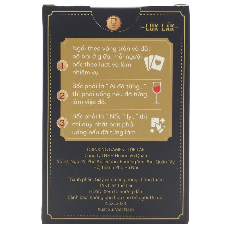 Bộ Bài Drinking Games Truth Or Dare Lúk Lắk - ZHouse LL2X - Màu Xanh