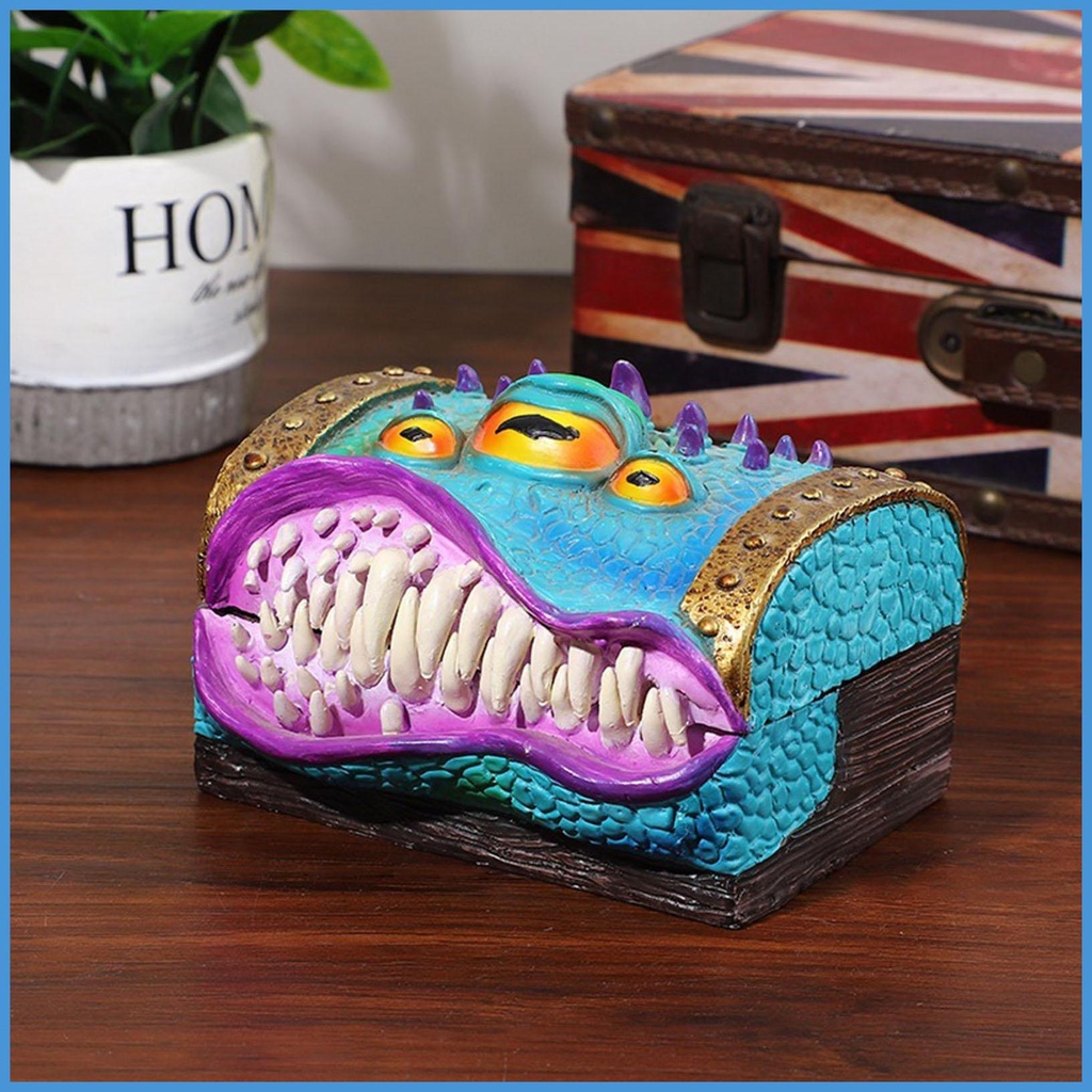 Giá Đỡ Ngực Mimic Chống Thấm Nước RPG Kèm Hộp Trưng Bày Fangs Và Ba Mắt Bền Bỉ luvn