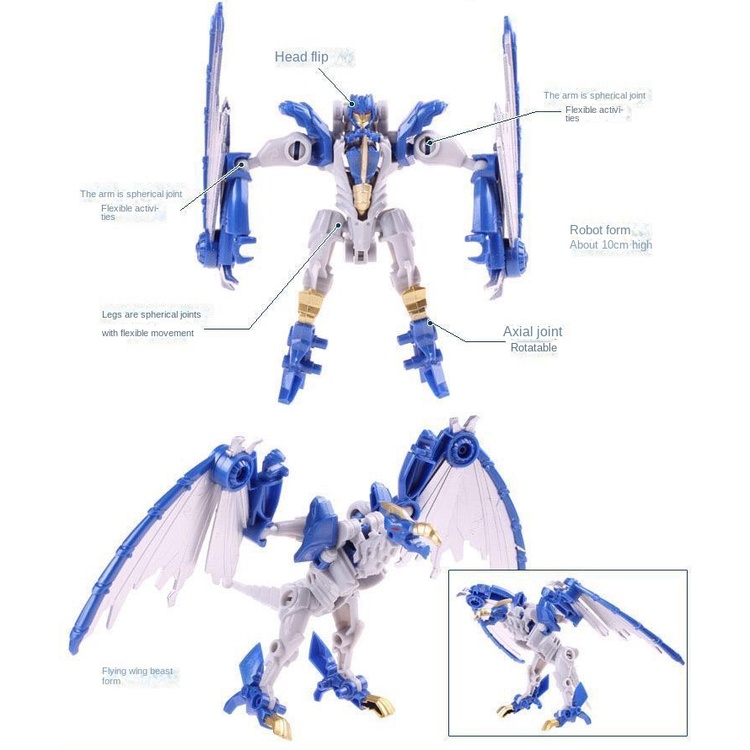 Đồ Chơi Robot Biến Hình Năm Trong Một Cho Bé