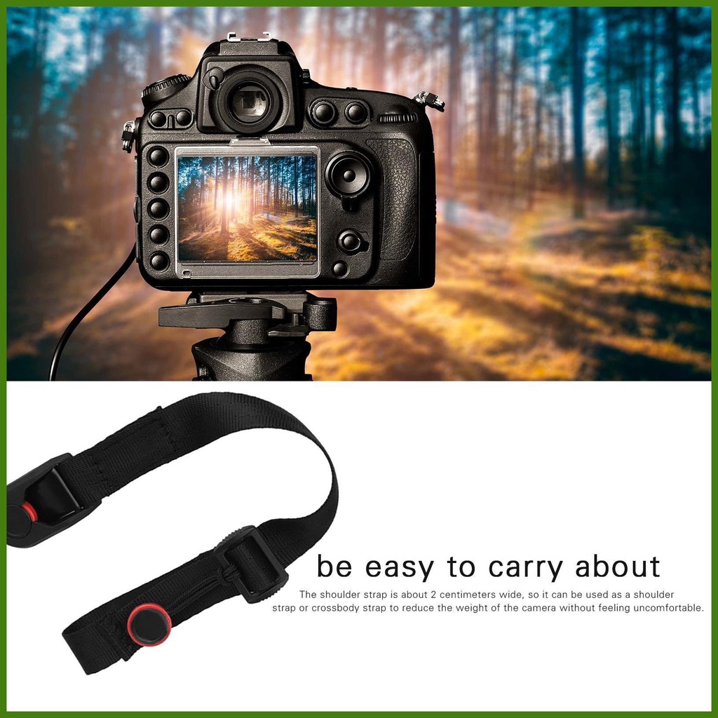 Dây Đeo Cổ Gắn Máy Ảnh Đa Năng Tháo Lắp Nhanh An Toàn