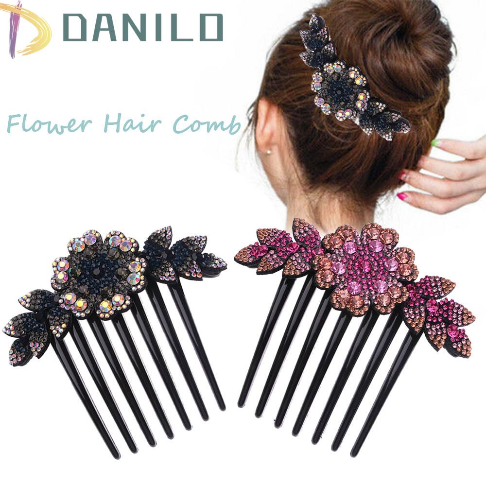 Lược Cài Tóc Hình Hoa DANILO Cho Cô Dâu