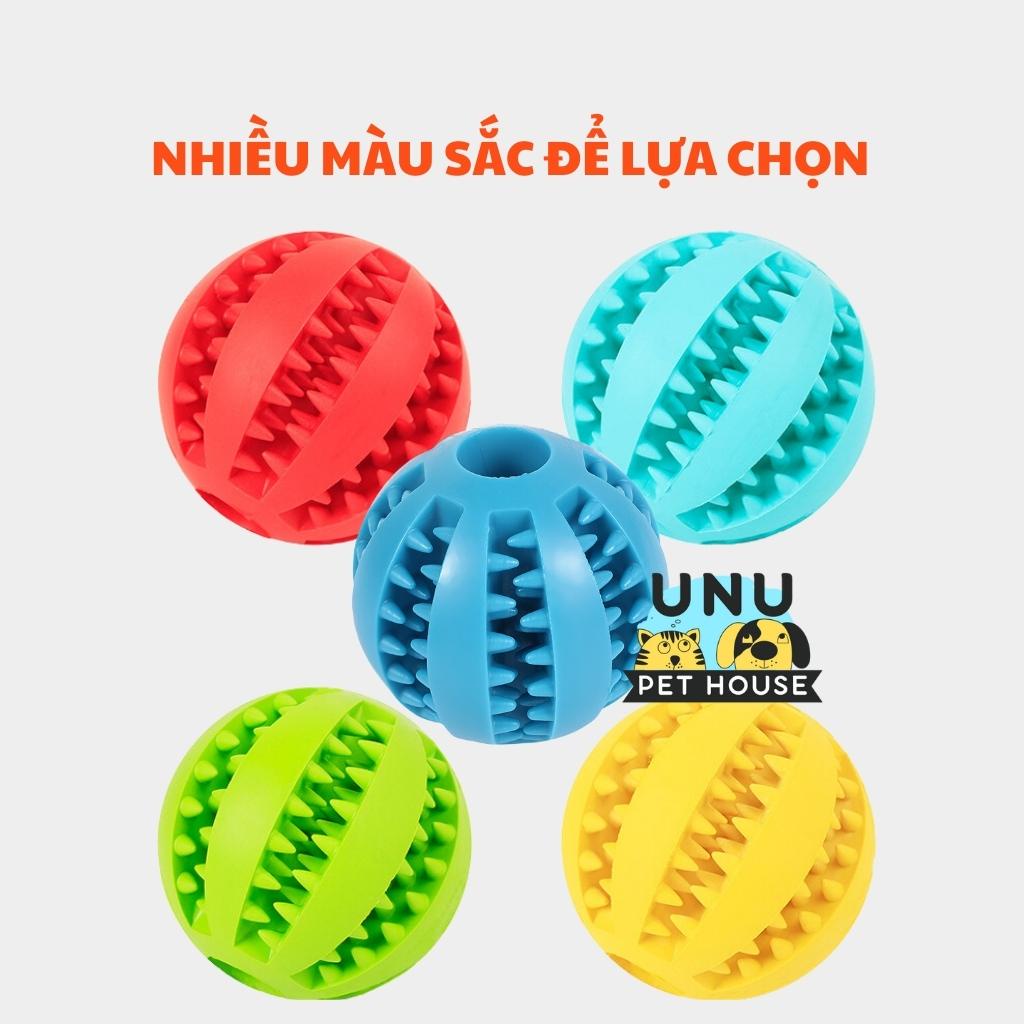 Đồ chơi cho chó gặm, bóng cao su gặm sạch răng an toàn cho thú cưng, đường kính 5cm – UNU Pet House