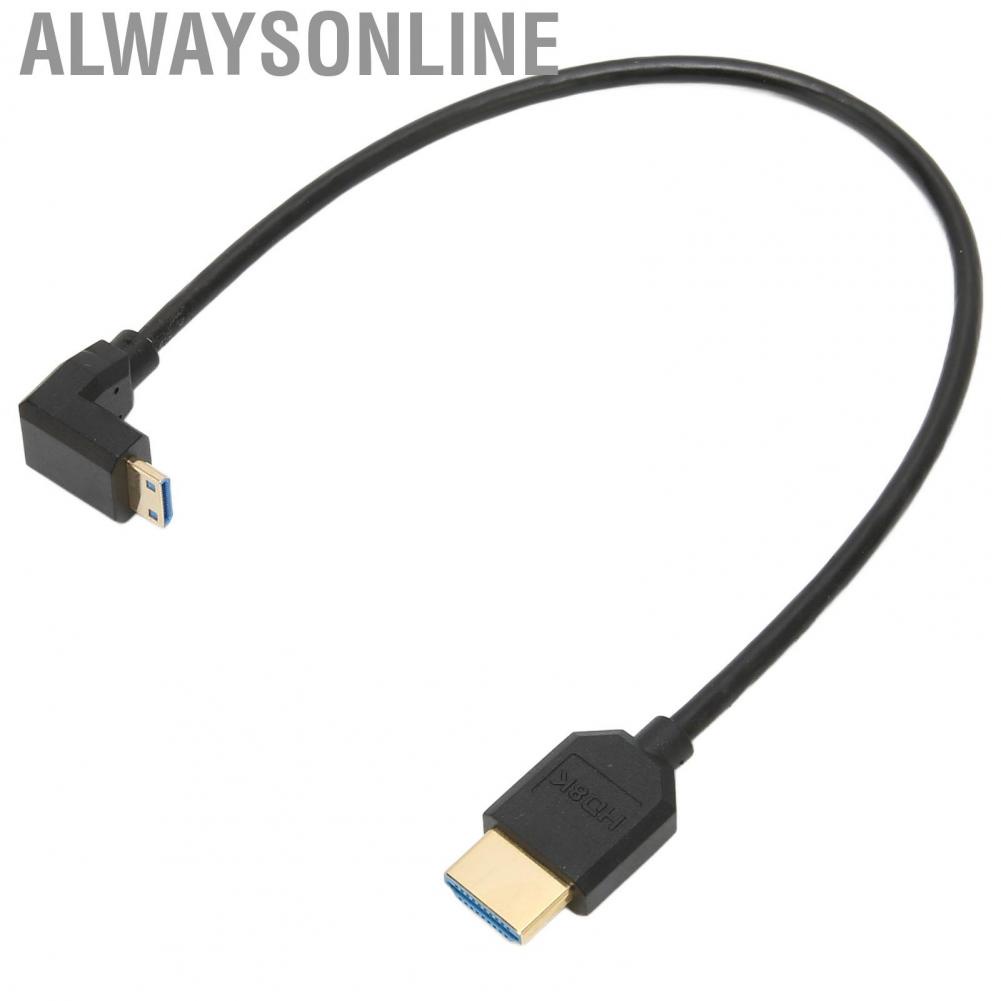 Alwaysonline HD Multimedia Interface Extension Line  Cable Gold Plated Connectors for Video Conferencing Systems Monitors