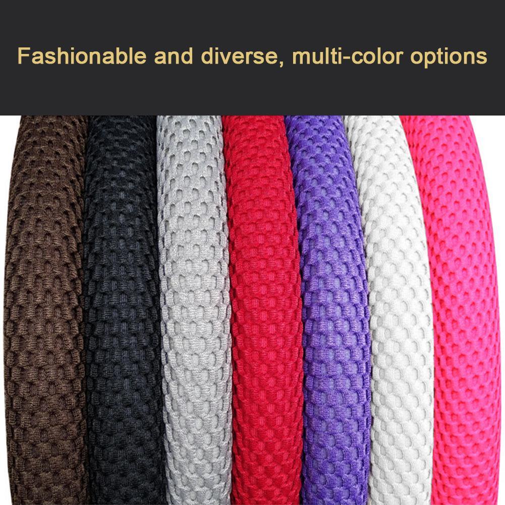 Bộ 3 Vỏ Bọc Tay Lái Xe Hơi 38CM W0N3 Chống Trượt Chống Mài Mòn