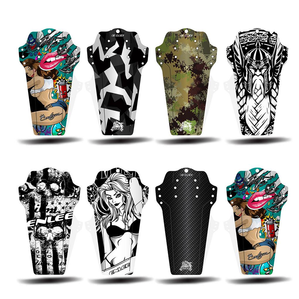 Set 2 Tấm Chắn Bùn Trước / Sau Bằng Sợi Carbon Cho Xe Đạp