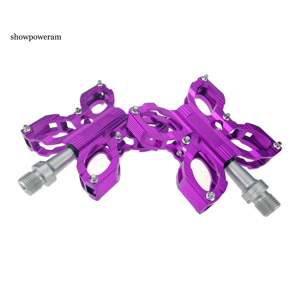 Set 2 Bàn Đạp Xe Đạp Bằng Hợp Kim Nhôm 9 / 16inch