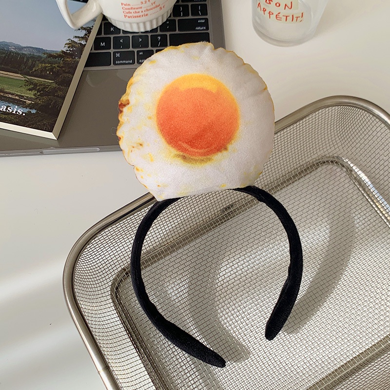 Băng Đô Cài Tóc Hình Đôi Cánh Gà Nhồi Bông 3D Sáng Tạo Vui Nhộn