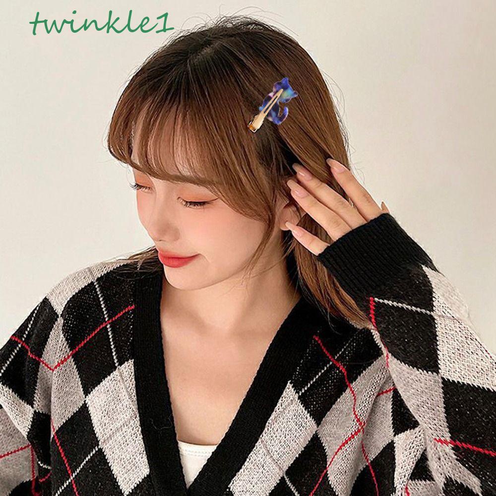 Kẹp Tóc Mỏ Vịt Họa Tiết Da Báo Lấp Lánh Thời Trang Hàn Quốc Cho Nữ