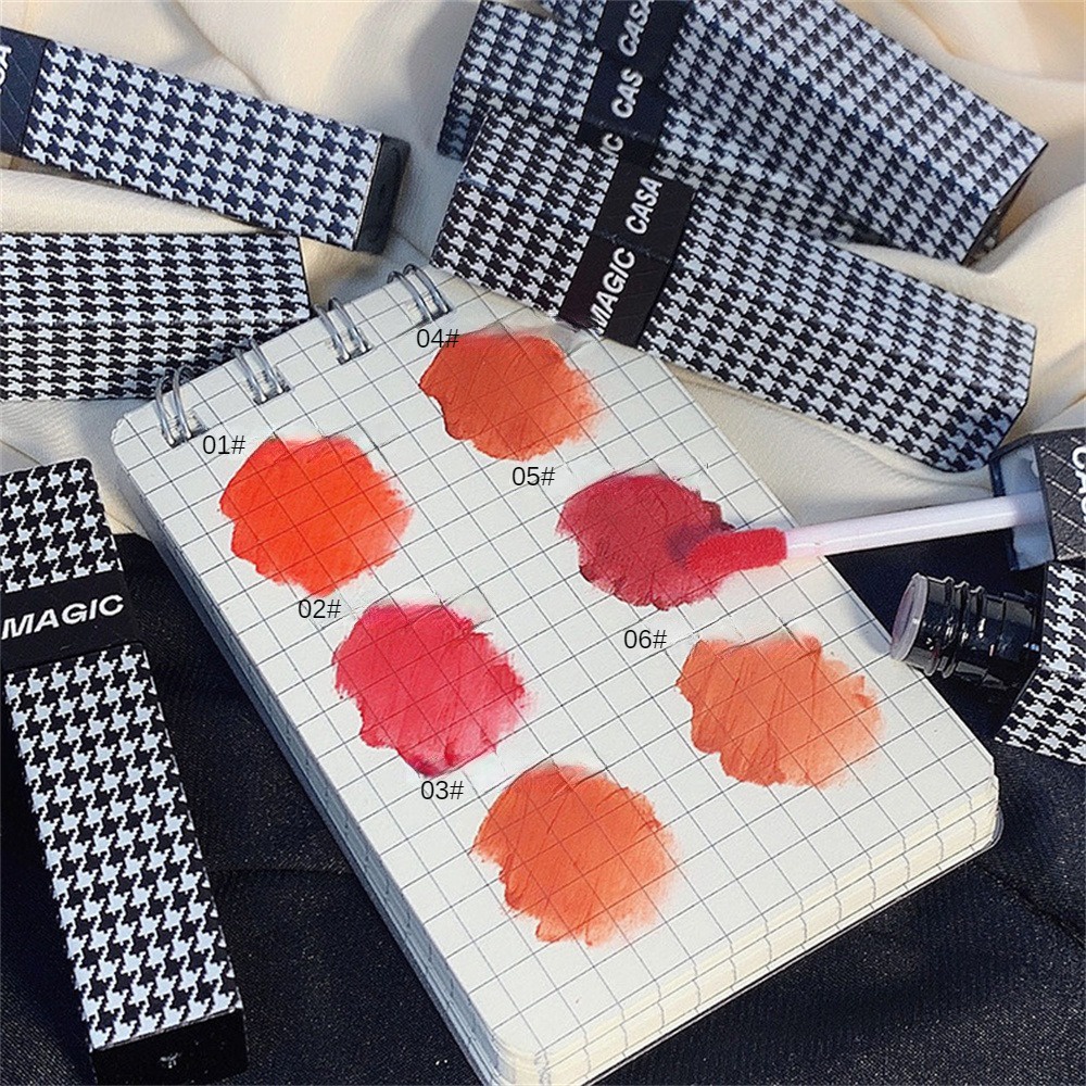 ​Son Môi MAGIC CASA Dạng Lỏng Chống Thấm Nước Lâu Trôi Trang Điểm Làm Đẹp Cho Nữ