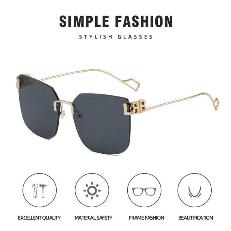 Kính mát gọng hình ngôi sao phong cách retro Hàn Quốc RYVN