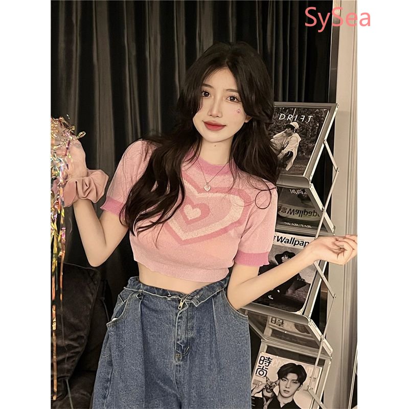 Áo Dệt Kim Thiết Kế Ngọt Ngào Thời Trang Mùa Hè Cho Nữ