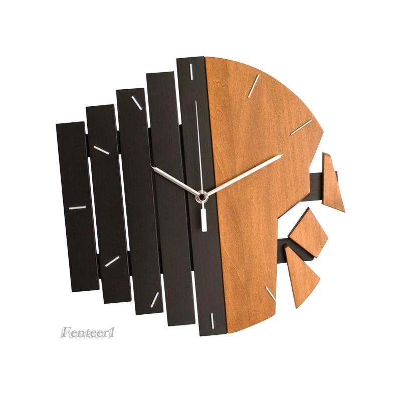 Đồng Hồ Treo Tường Điêu Khắc Lớn Fenteer1 Cho Nhà Bếp Văn Phòng
