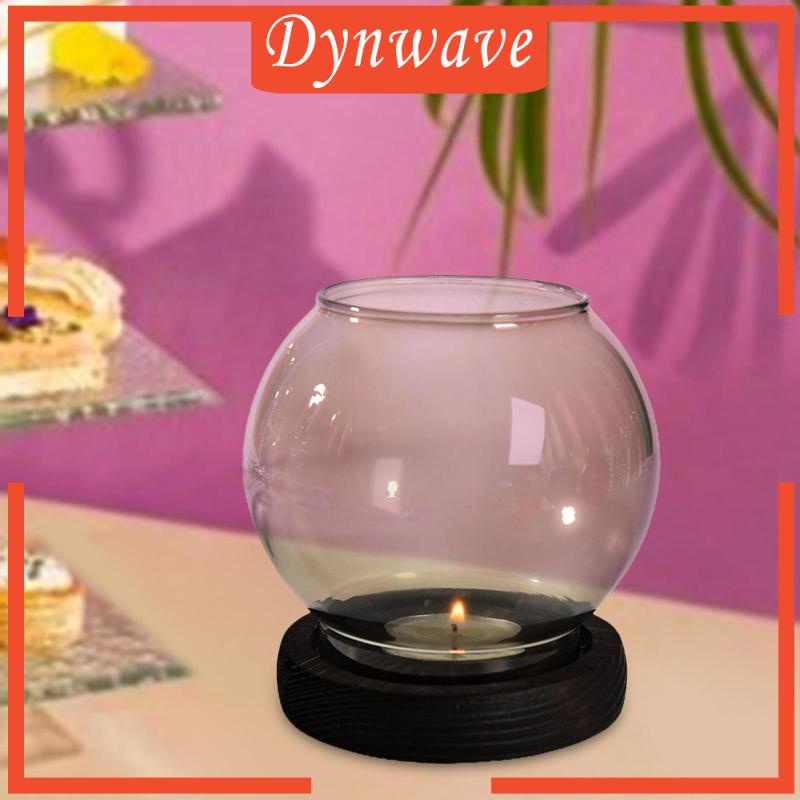 Giá Đỡ Đèn Cầy Bằng Thủy Tinh Gọn Nhẹ Trang Trí Tiệc Cưới / Lễ Hội
