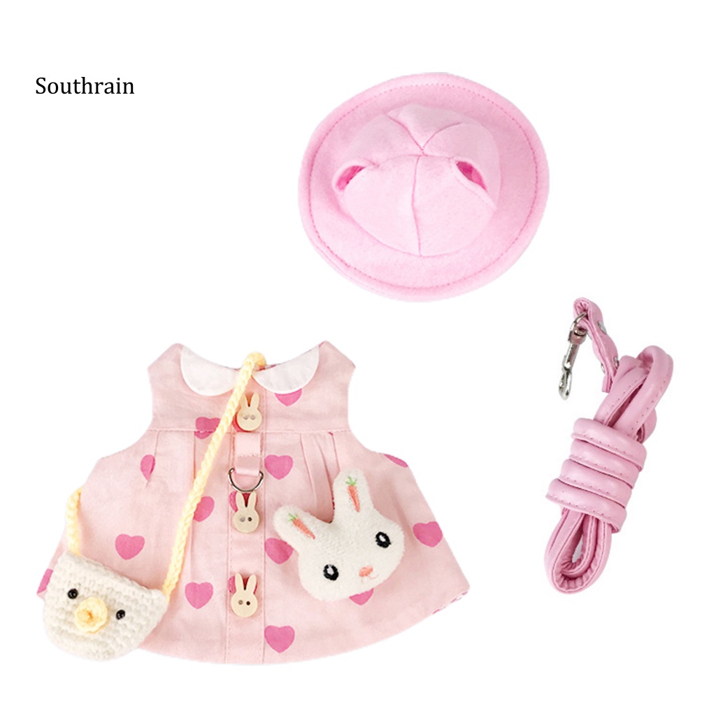 Đầm Cotton In Họa Tiết Trái Tim Đáng Yêu Cho Thú Cưng