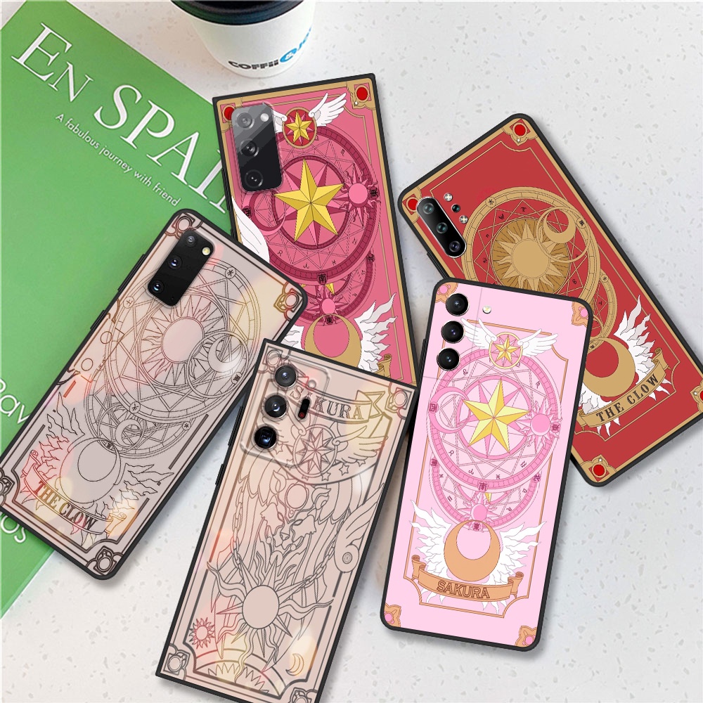 Ôp Điện Thoại Silicon Họa Tiết cardcaptor sakura Cho samsung galaxy s22 s23 plus ultra 5g Ốp
