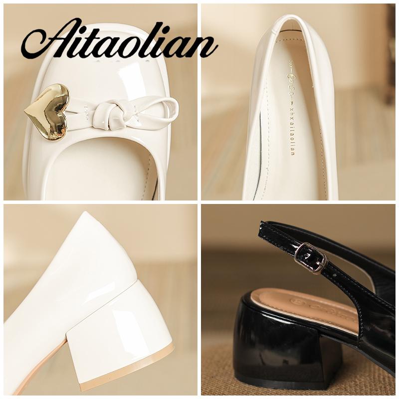 Giày Cao Gót 4cm Chất Liệu Da Bóng Phong Cách Thời Trang Lolita Dành Cho Nữ